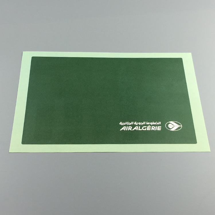 Custom Logo Airline Anti Slip Disposable Paper Tray Mat