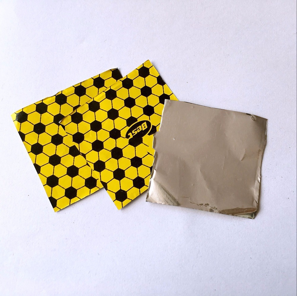 Football, baseball pattern, Chocolate Aluminium Foil Packing