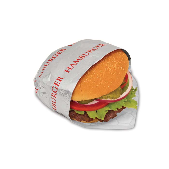 Aluminum Foil Paper Sheets for Hamburger Sandwich Wrapping