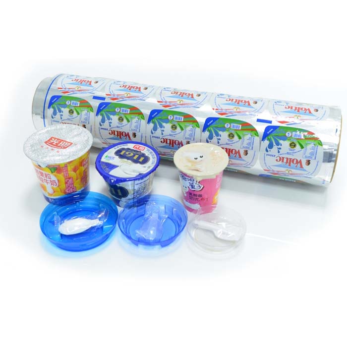 Heat-seal die cut lids and roll foil lids