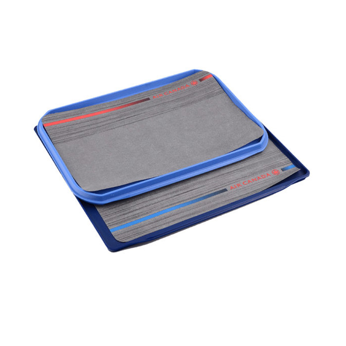 Airline no-slip paper tray mats