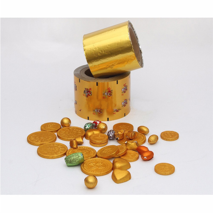 Good quality gold coin aluminum foil for wrapping chocolate