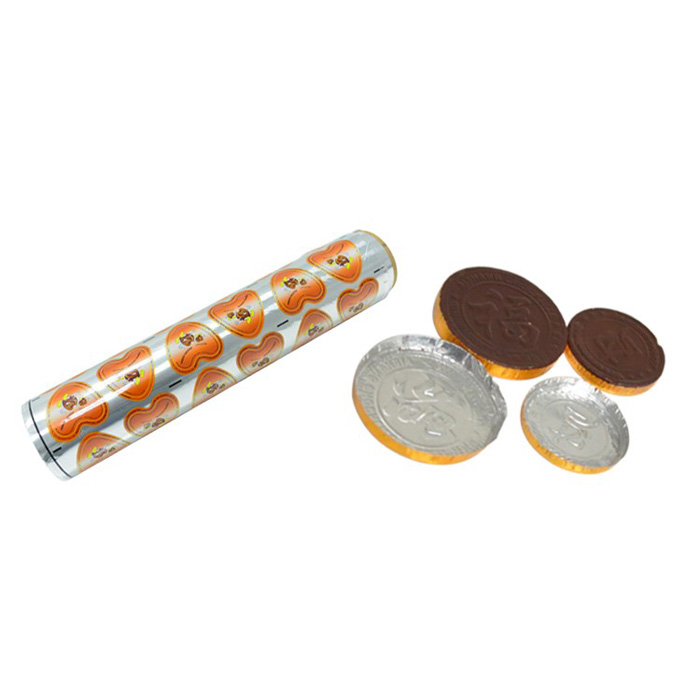 Good quality gold coin aluminum foil for wrapping chocolate