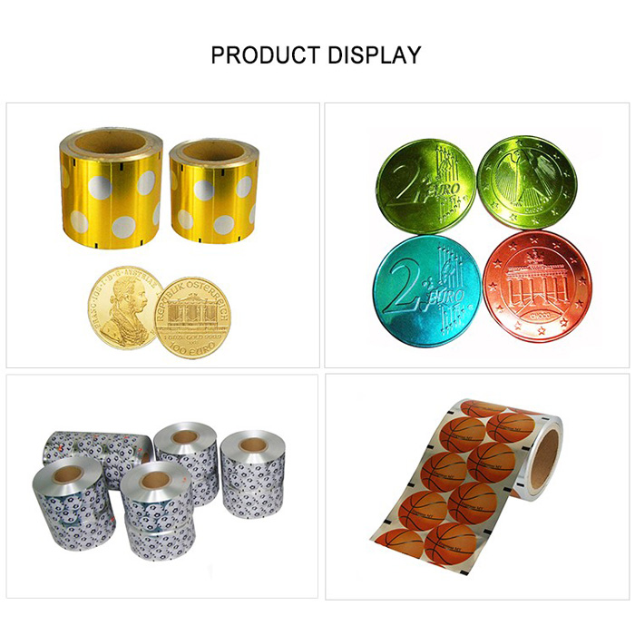 Good quality gold coin aluminum foil for wrapping chocolate