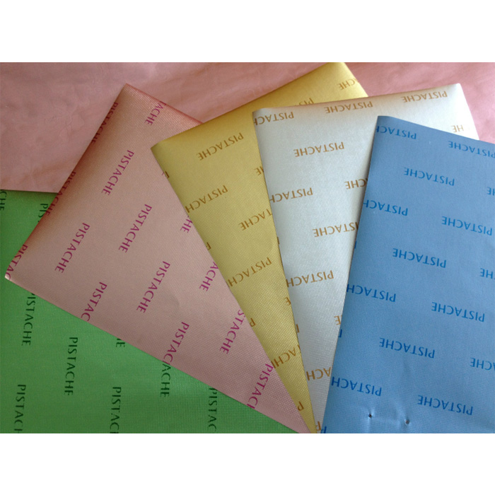 Embossing laminated aluminum foil paper for chocolate wrapper