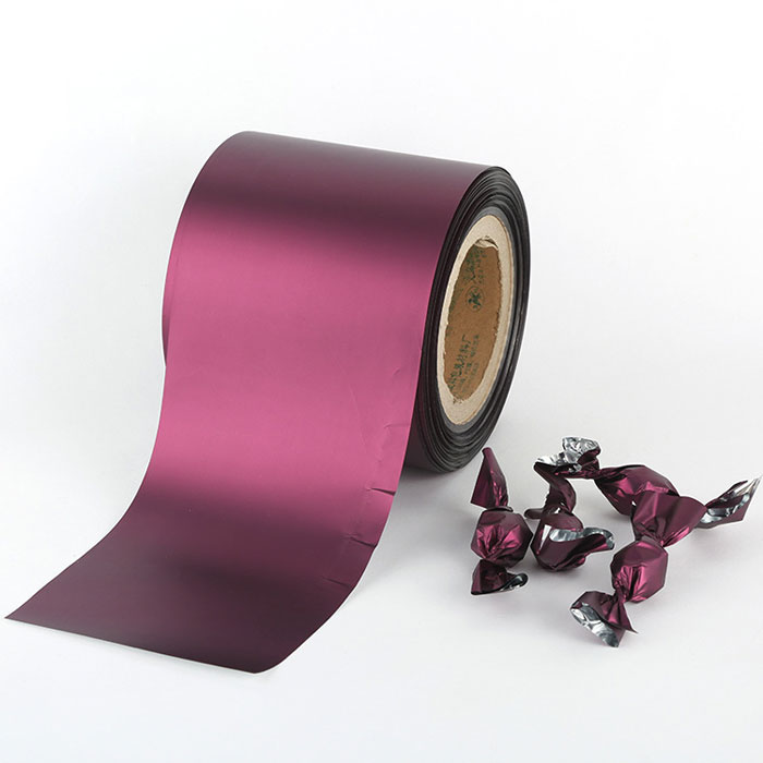 Custom printed metallized PVC/PET candy wrap twist film