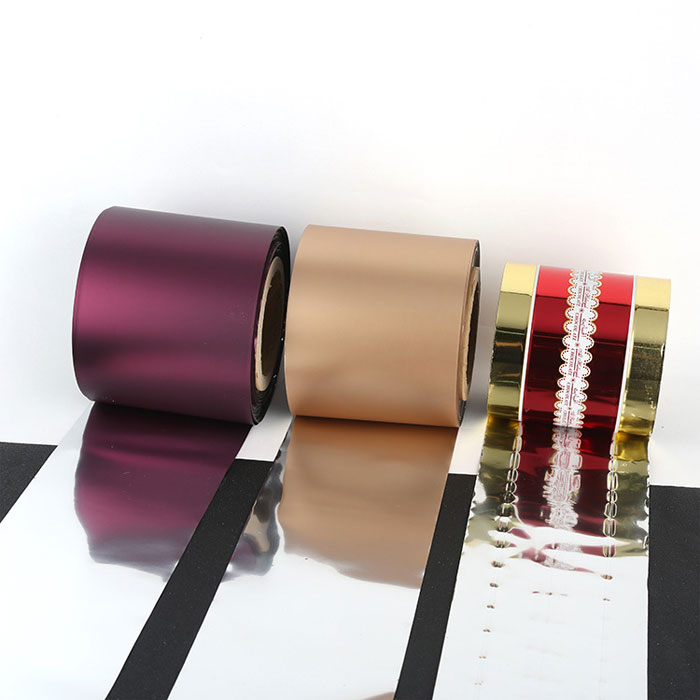 Custom printed metallized PVC/PET candy wrap twist film