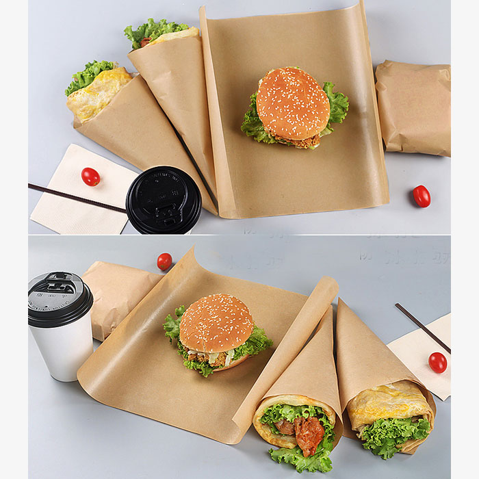 Brown Kraft Greaseproof Paper, Greaseproof Paper for Food