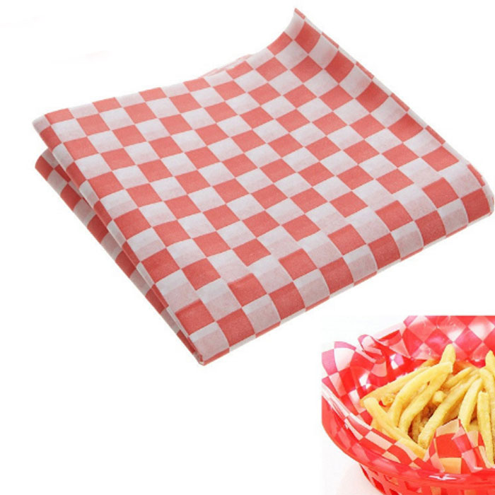 12''x12'' Hamburger Paper Wax Paper Food Disposable Sandwich Packaging Paper